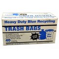 Primrose Plastics 40 CT 33 gal Blue Recycle Bag PR570266